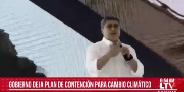 Presidente Juan Orlando Hernández informó que queda un Plan de Contención contra el Cambio Climático
